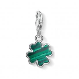 Silver Four Leaf Clover Charm