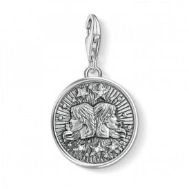 Silver Gemini Charm