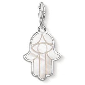 Silver Hand Of Fatima Charm