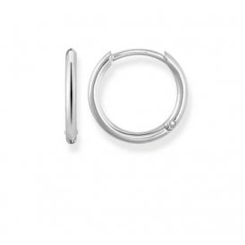 Silver Hoop Earring CR608-001-12
