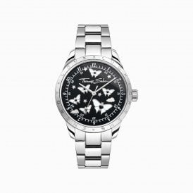 Silver Ladies Butterfly Watch WA0432-201-203-34MM