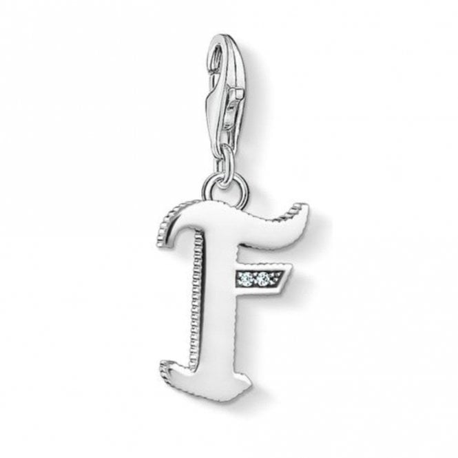 Thomas Sabo Silver Letter F Charm