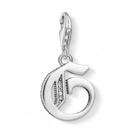 Silver Letter G Charm