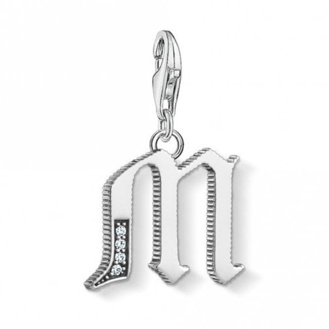 Thomas Sabo Silver Letter M Charm