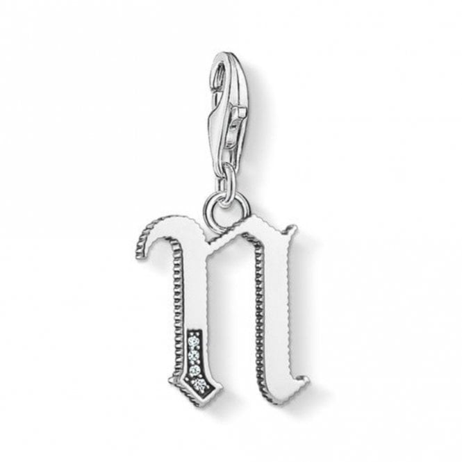 Thomas Sabo Silver Letter N Charm