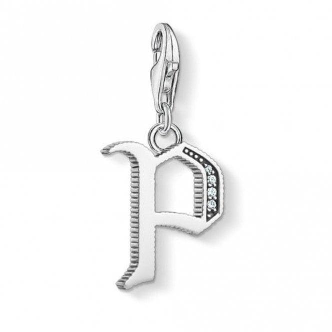 Thomas Sabo Silver Letter P Charm