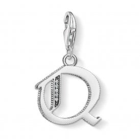 Silver Letter Q Charm