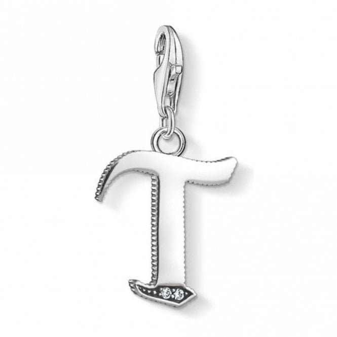 Thomas Sabo Silver Letter T Charm