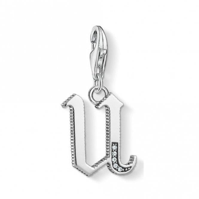Thomas Sabo Silver Letter U Charm