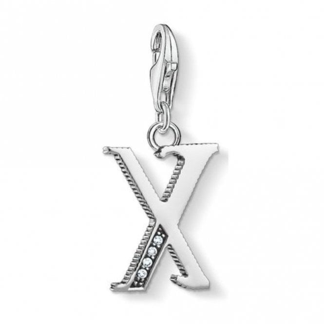 Thomas Sabo Silver Letter X Charm