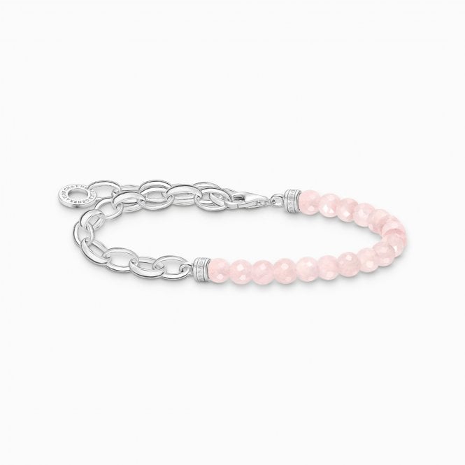Thomas Sabo SILVER & PINK ROSE QUARTZ (A2098-034-9-L19)