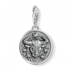 Silver Taurus Charm