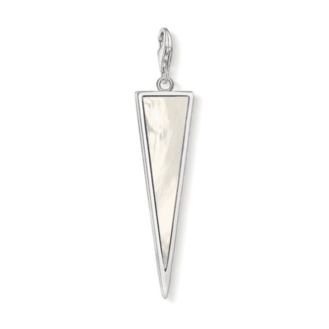 Thomas Sabo Silver Triangle Mother Of Pearl