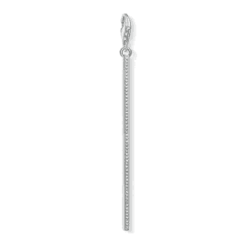 Silver Vertical Bar Charm