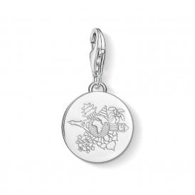 Silver Wanderlust Charm