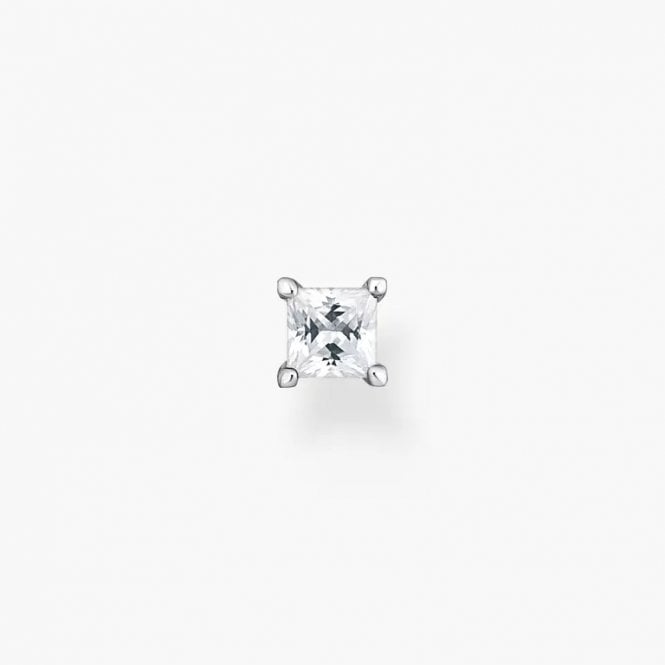 Thomas Sabo Single Ear Stud White Stone Silver H2233-051-14