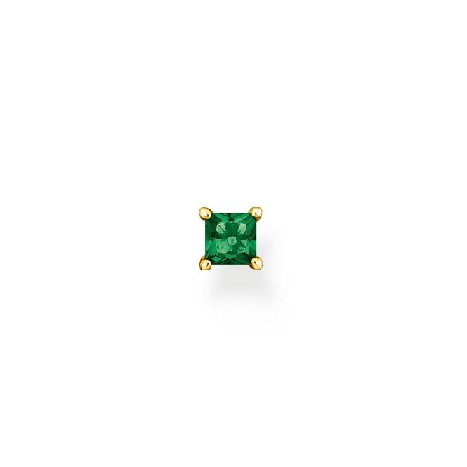Thomas Sabo Single Green Stud H2233-472-6 