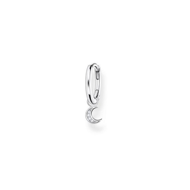 Thomas Sabo Single Hoop Moon Earring Silver CR708-051-14 