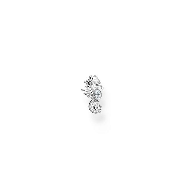 Thomas Sabo Single Seahorse Silver Stud Earring H2236 