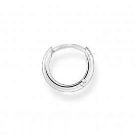 Single Silver Hoop CR656