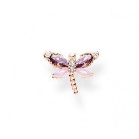 Sinlge Dragonfly Stud Earrings H2188 