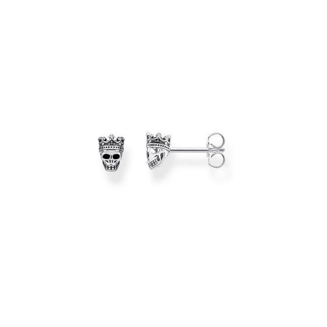 Thomas Sabo Skull King Earrings H2111-643-11