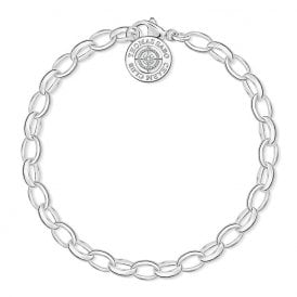 Sterling Silver Diamond Charm Bracelet Small DCX0001-725-14-S