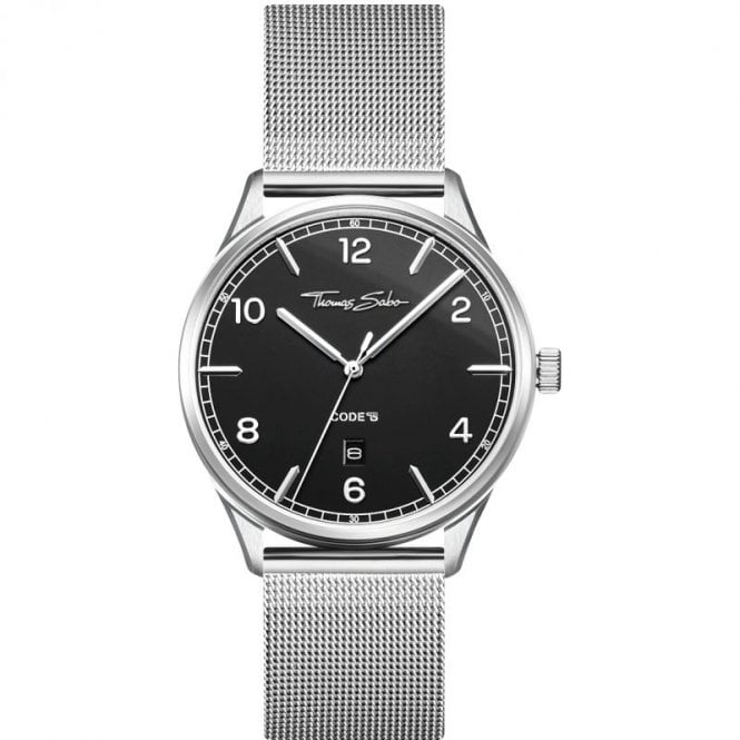 Thomas Sabo T/S DIAL BLK/MESH 40MM WA0339-201-203-40MM