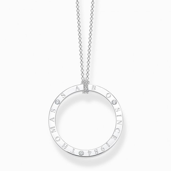 Thomas Sabo T/S LOGO & WCZ NECKLACE KE1877-051-14-L90