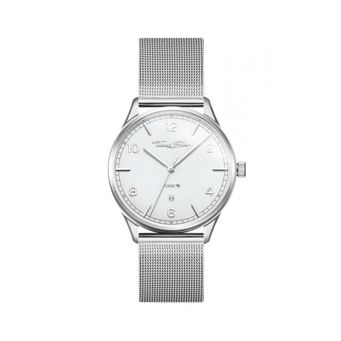 Thomas Sabo T/S WA0338 DIAL WHT/MESH 40MM WA0338-201-202-40MM