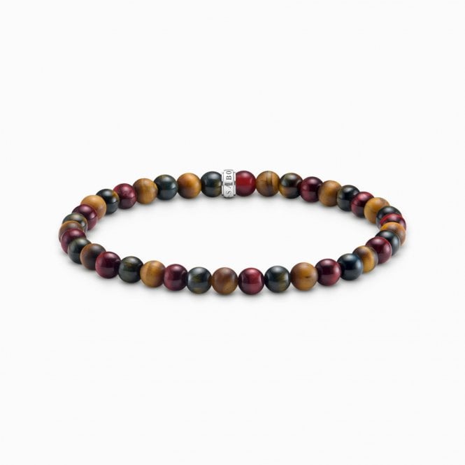 Thomas Sabo Tiger Eye Bead Talisman Bracelet A2183-826-7-L17