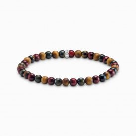 Tiger Eye Bead Talisman Bracelet A2183-826-7-L17