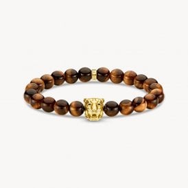 Tiger Head Bracelet Gold A1939-324-2-L18 YGP