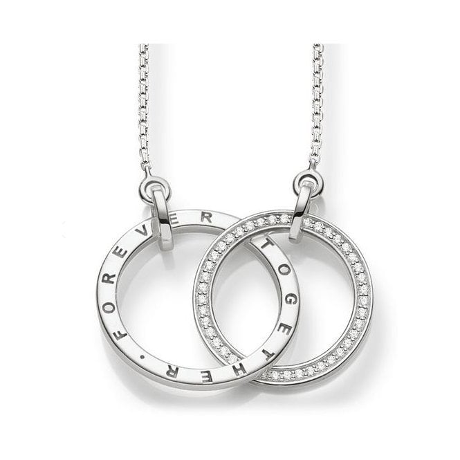 Thomas Sabo Together Forever Necklace Silver KE1489-051-14 