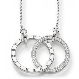 Together Forever Necklace Silver KE1489-051-14 
