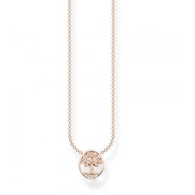 Tree Of Love Necklace Rose Gold Plated KE2126-416-14-L45
