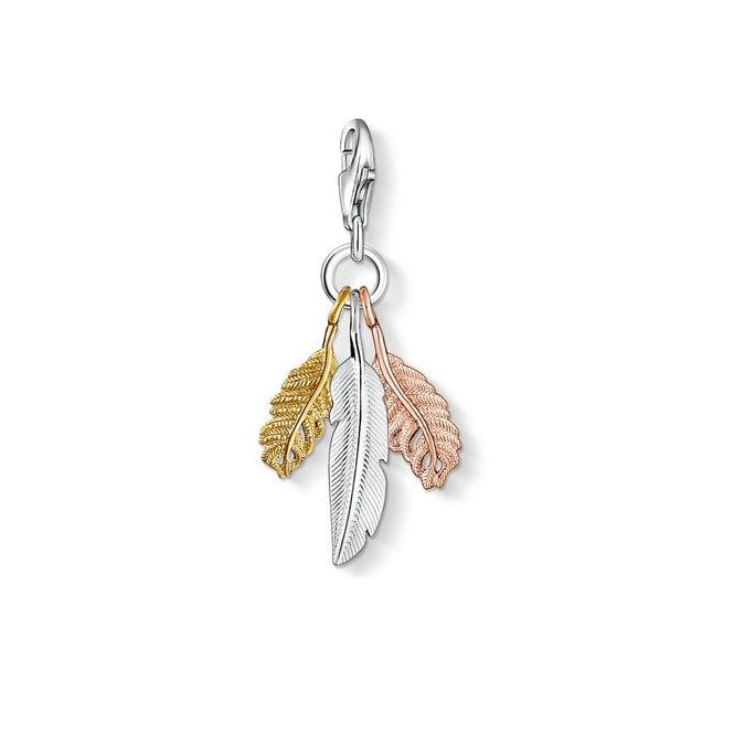 Thomas Sabo Trio Of Feathers Charm 1010-431-12