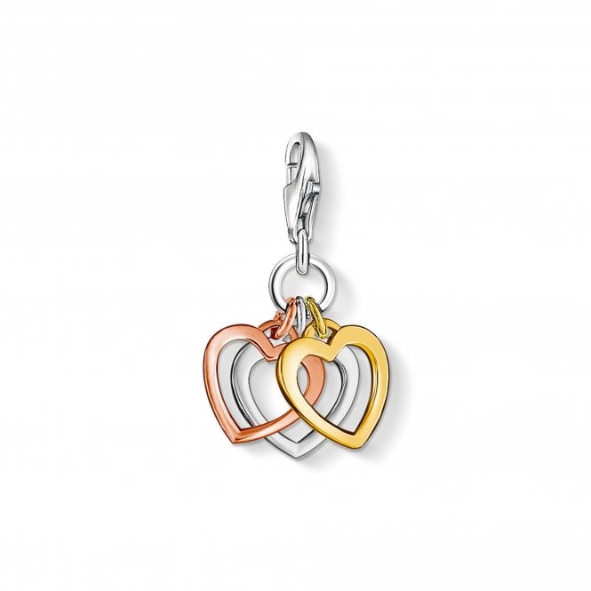 Thomas Sabo Triple Heart Charm 0959-431-12 