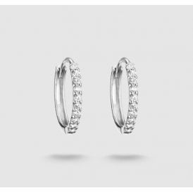 WCZ HOOP EARRINGS CR776-051-14