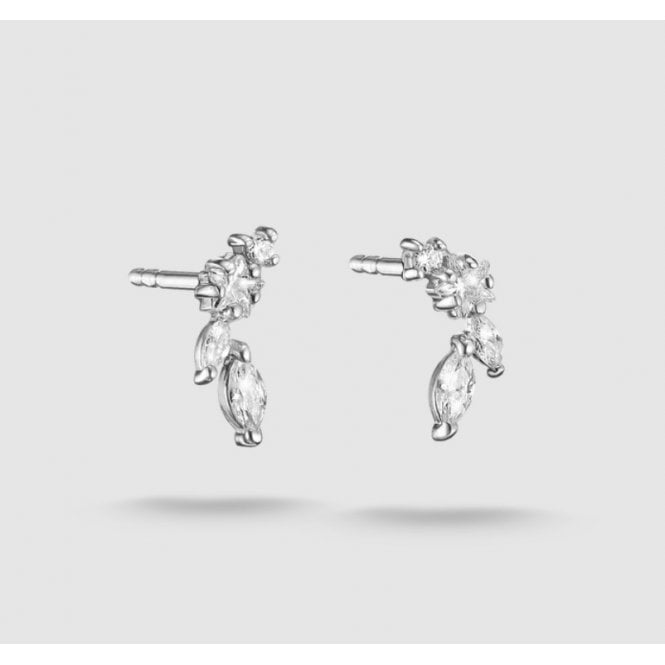 Thomas Sabo WCZ LEAF STUD EARRINGS H2369-051-14