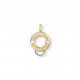 Yellow Gold Silver Charm Carrier X0247-413-39