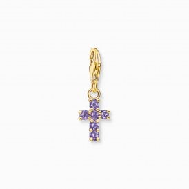 YGP AMETHYST-COLOURED CROSS 2036-414-13