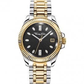 YGP TWO-TONE BLACK & WCZ DIAL STEEL STRAP WA0370-291-203-33MM