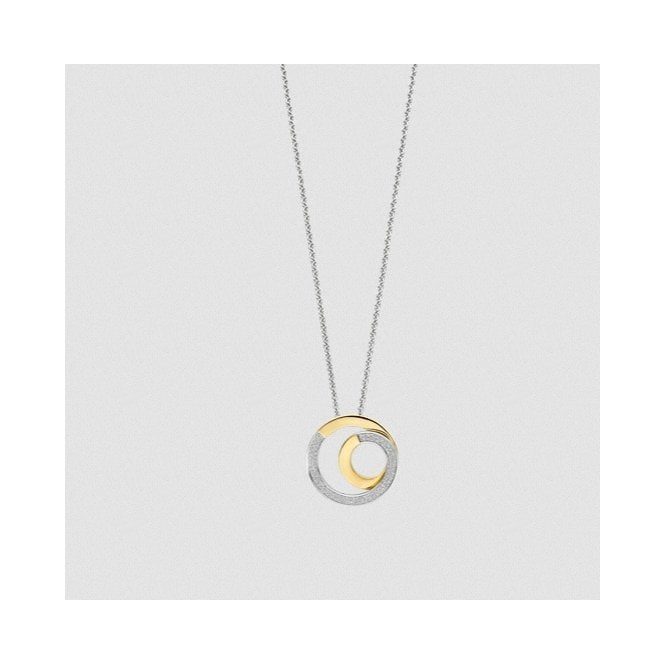 Ti Sento Circular Two-Tone Necklace 34109ZY/42 YGP 