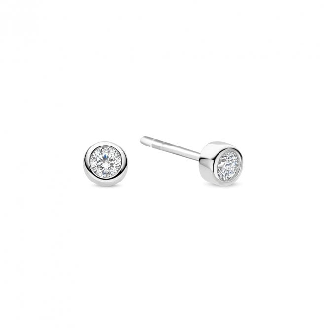 Ti Sento Classic Round Zirconia Earstuds 78057ZI