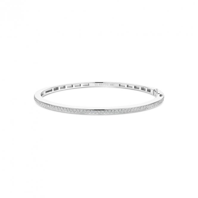 Ti Sento Classic Silver Zirkonia Bangle 2889ZI