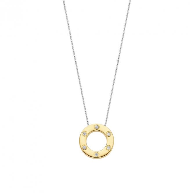 Ti Sento Classic Zirconia Necklace 34117ZY/42 YGP