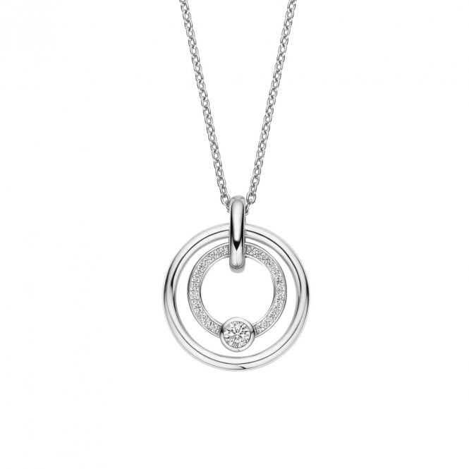 Ti Sento Double Circle Necklace 34056ZI/42