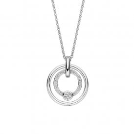 Double Circle Necklace 34056ZI/42