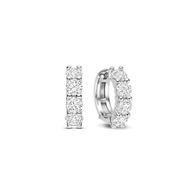 Ti Sento Huggie Hoop Earrings 78023ZI WCZ